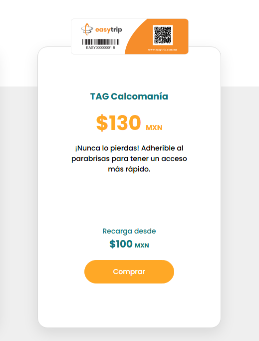 TAG EasyTrip Calcomanía