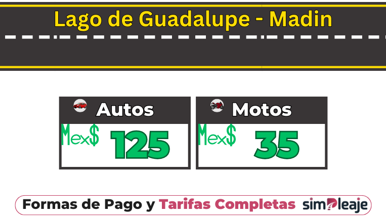 Tarifas de Lago de Guadalupe – Madin y Formas de Pago